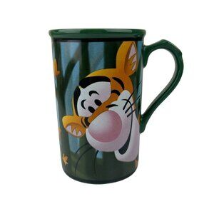 Disney Store Tigger Character Ceramic Coffee Mug Full of Enthusiasm Green Winnie